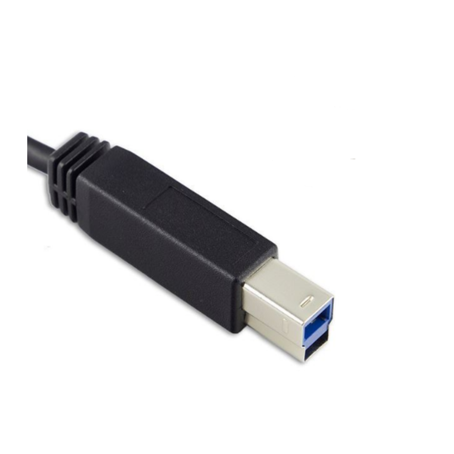 Targus ACC924EUX USB-C naar USB-B 3.1 Gen 2 Kabel – 1m – 10Gbps – 3A – Zwart-3