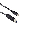 Targus Targus ACC924EUX USB-C naar USB-B 3.1 Gen 2 Kabel – 1m – 10Gbps – 3A – Zwart