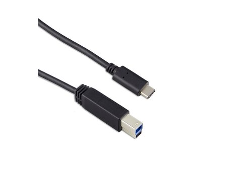 Targus ACC924EUX USB-C naar USB-B 3.1 Gen 2 Kabel – 1m – 10Gbps – 3A – Zwart 