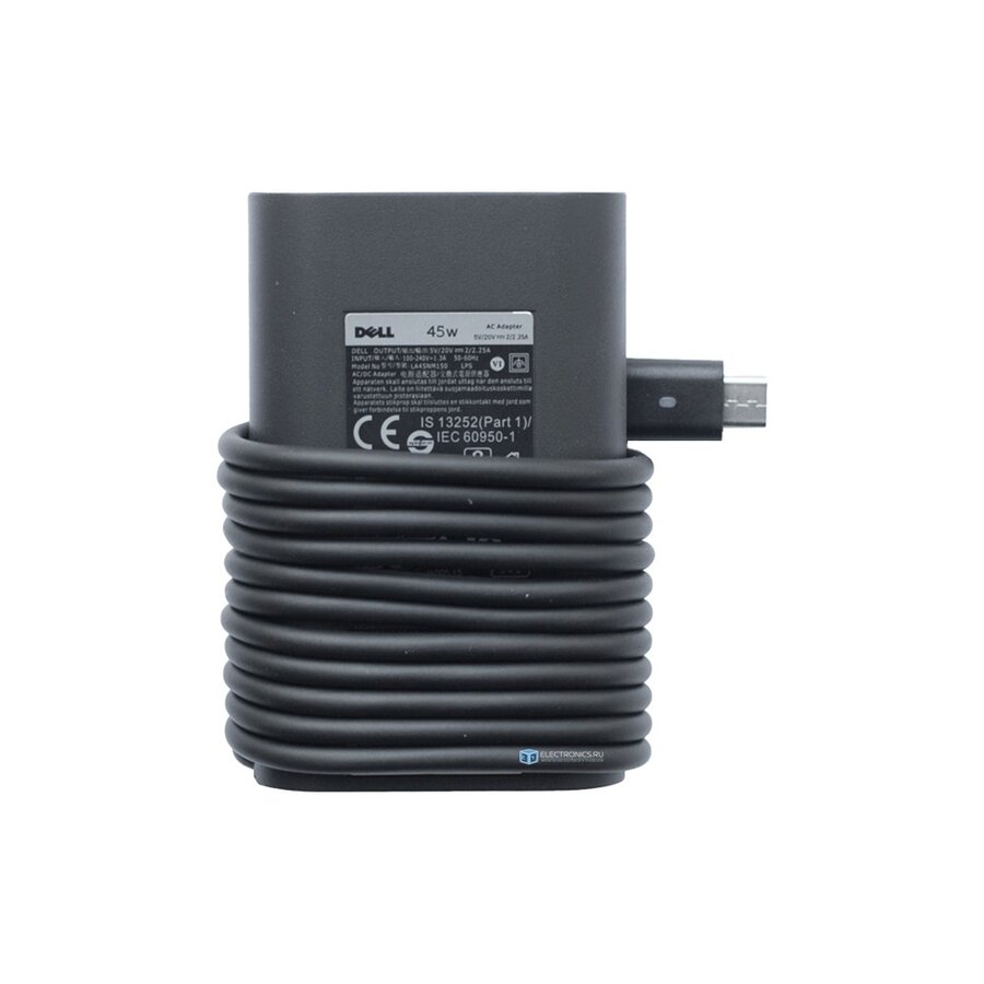 Originele Dell 45W USB‑C Adapter – Netvoeding voor Laptop en Tablets-1