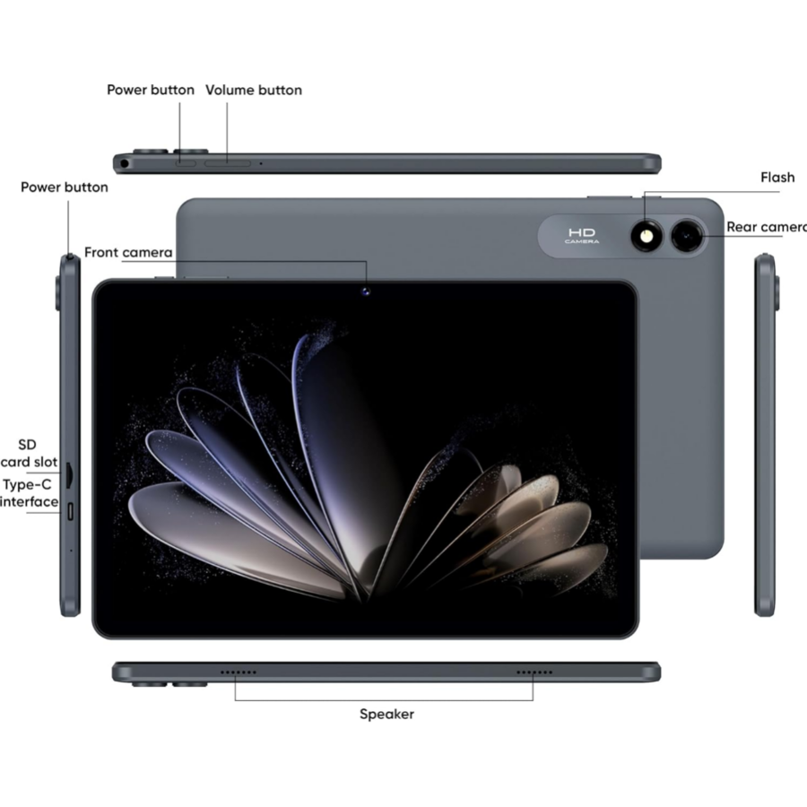 COLORROOM C3 Pro 10.1″ Tablet PC (Inclusief blauwe hoes)-2