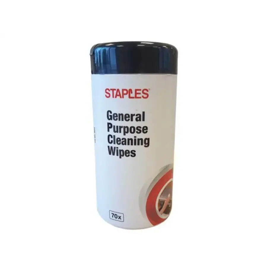 Staples Alcoholvrije Reinigingsdoekjes - 70 stuks-1