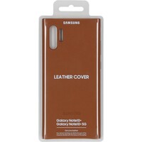 thumb-Samsung Galaxy Note 10+ Hard‑Cover Leather Cover – Origineel EF‑VN975LAEGWW (Camel/Bruin)-1