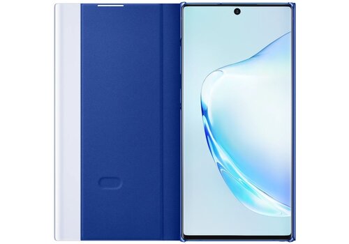 Samsung Galaxy Note 10+ Clear View Cover – Origineel EF‑ZN975CLEGWW (Blauw) 
