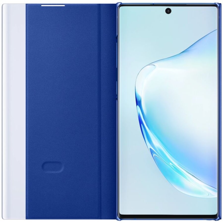Samsung Galaxy Note 10+ Clear View Cover – Origineel EF‑ZN975CLEGWW (Blauw)-1