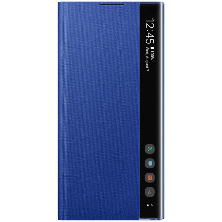 Samsung Galaxy Note 10+ Clear View Cover – Origineel EF‑ZN975CLEGWW (Blauw)-2