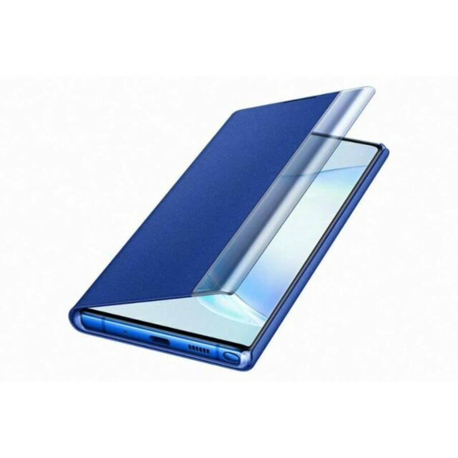 Samsung Galaxy Note 10+ Clear View Cover – Origineel EF‑ZN975CLEGWW (Blauw)-4