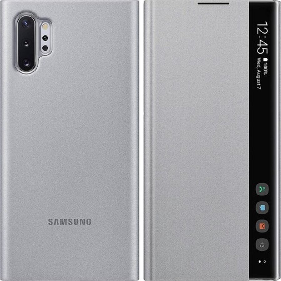 Samsung Galaxy Note 10+ LED Clear View Cover – Origineel EF‑NN975SSEGWW (Zilver)-4