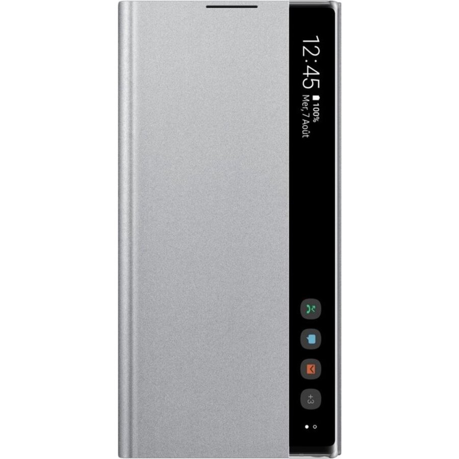 Samsung Galaxy Note 10+ LED Clear View Cover – Origineel EF‑NN975SSEGWW (Zilver)-1