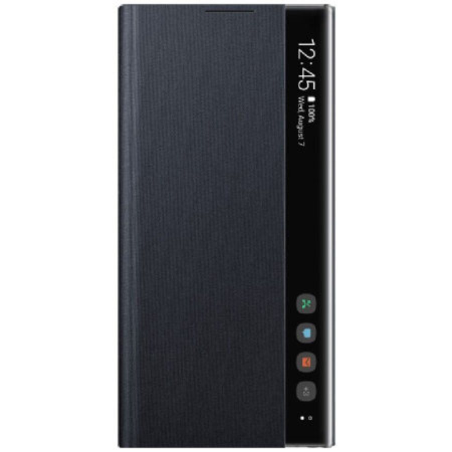 Samsung Galaxy Note 10+ Clear View Cover – Origineel EF‑ZN975CBEGWW (Zwart)-1