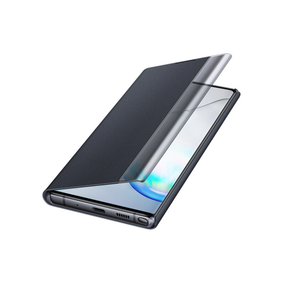 Samsung Galaxy Note 10+ Clear View Cover – Origineel EF‑ZN975CBEGWW (Zwart)-4