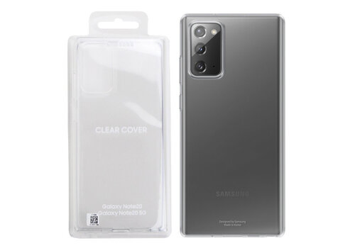 Samsung Galaxy Note 20 Clear Cover – Origineel EF‑QN980TTEGEU (Transparant) 