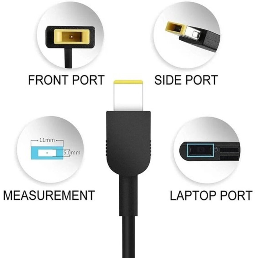 Lenovo 230W Laptop Adapter (Square Pin) – Laptop Oplader-3