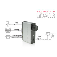 thumb-NuForce uDAC-3 – USB DAC & Hoofdtelefoonversterker – High-Resolution Audio – Compact Design-5