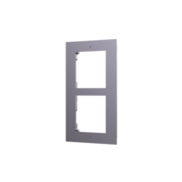 thumb-Hikvision DS-KD-ACF2/Plastic – Inbouwframe voor Modulaire Intercom – 2 Modules – Kunststof Behuizing-2