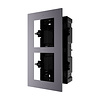 Hikvision Hikvision DS-KD-ACF2/Plastic – Inbouwframe voor Modulaire Intercom – 2 Modules – Kunststof Behuizing