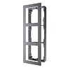 Hikvision Hikvision DS-KD-ACW3 – Opbouwframe voor Modulaire Intercom – 3 Modules – Aluminium Behuizing