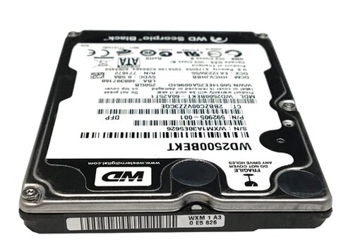 Western Digital 250GB 2.5" Interne Harde Schijf – SATA – Universeel – Betrouwbare Laptop & DVR Opslag 