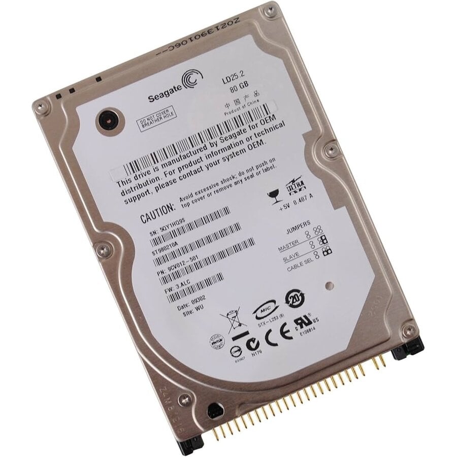 Seagate 80GB 2.5" Interne Harde Schijf – SATA – Compact & Betrouwbaar – Universeel Gebruik-1