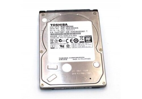 Toshiba 500GB 2.5" Interne Harde Schijf – SATA – Stil & Duurzaam – Ideaal voor Laptop, PC & Externe Opslag 