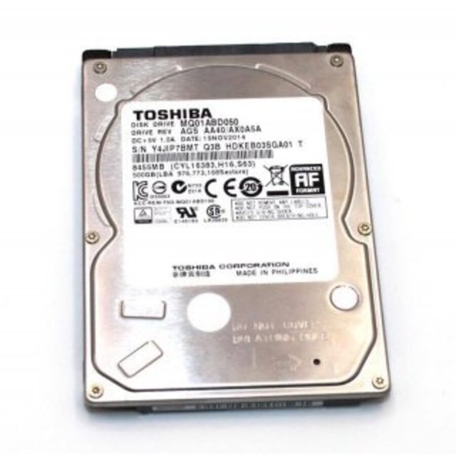 Toshiba 500GB 2.5" Interne Harde Schijf – SATA – Stil & Duurzaam – Ideaal voor Laptop, PC & Externe Opslag-1