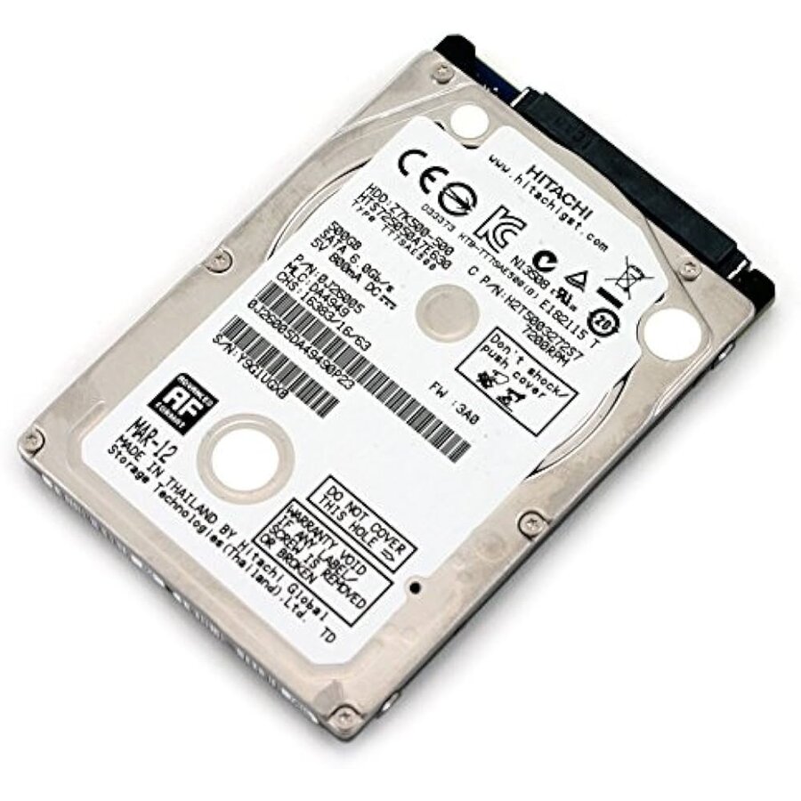 Hitachi 500GB 2.5" Interne Harde Schijf – SATA – Betrouwbaar & Stil – Ideaal voor Laptop, PC & Externe Opslag-1
