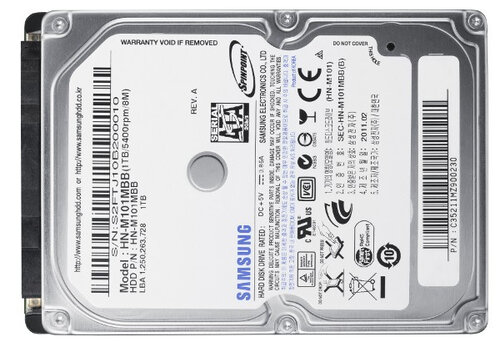 Samsung 320GB 2.5" Interne Harde Schijf – SATA – Stil, Compact & Betrouwbaar – Ideaal voor Laptop & Externe Opslag 