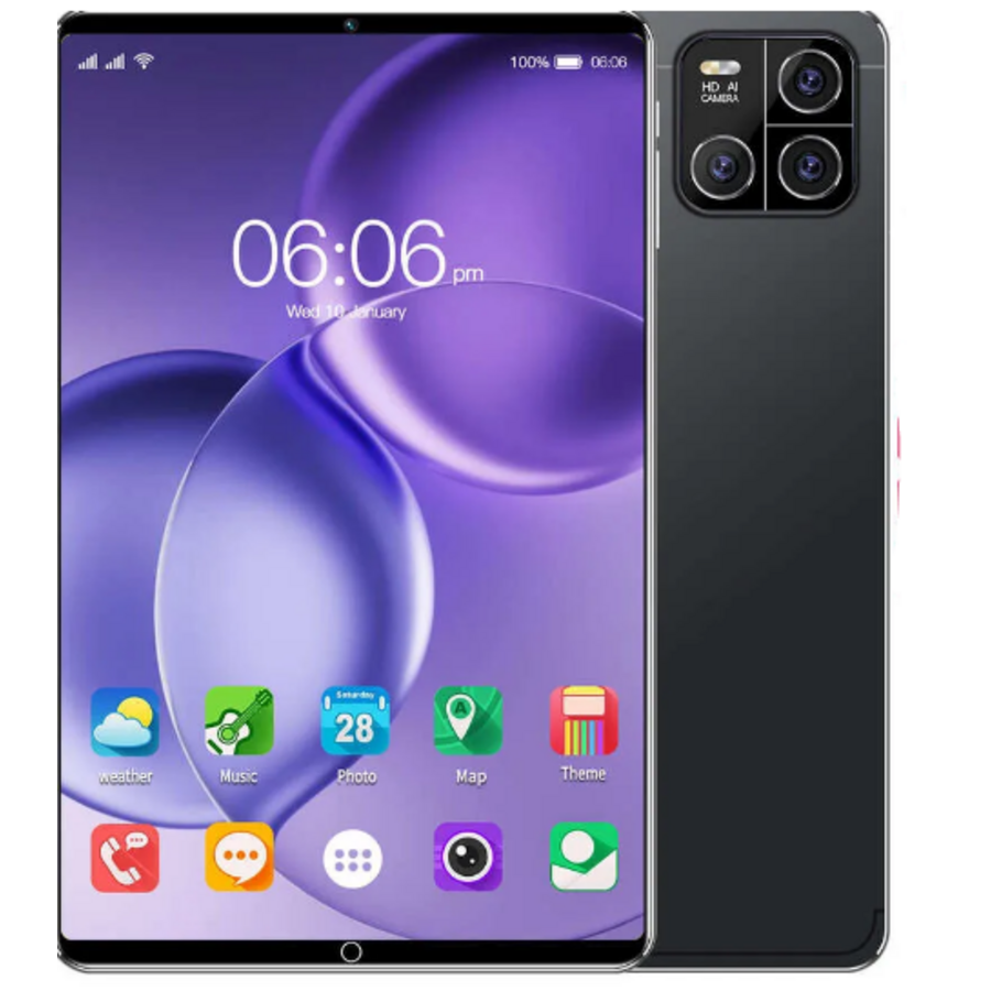 Zazitec PAD6Pro – 16GB RAM – 512GB Opslag – 10.1" Android Tablet – Quad-Core – Dual Camera – Blauw-2