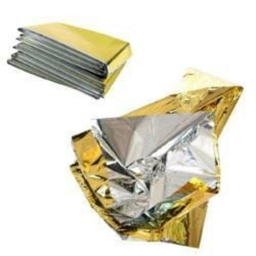 Zazitec Emergency Blanket – 160 × 210 cm – Thermische Nooddeken – Warmte- & Koudereflectie – Lichtgewicht & Waterdicht-1
