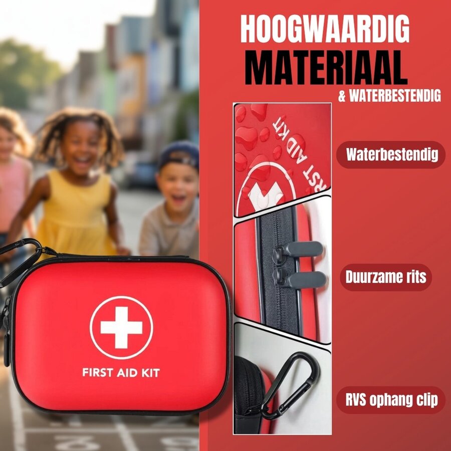 Zazitec First Aid EHBO Kit – Complete Eerste Hulp Set – Compact & Waterbestendig – Ideaal voor Thuis, Auto, Werk & Outdoor-3