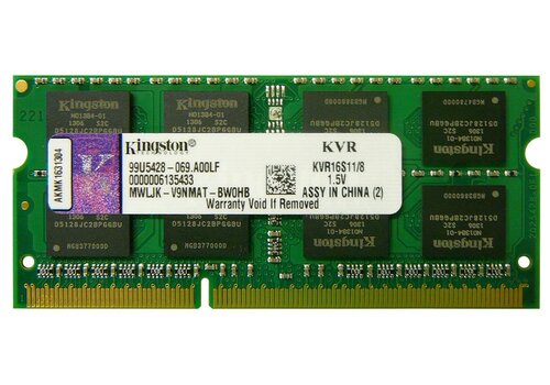 Kingston KVR16S11/8G – 8GB DDR3 1600MHz SO-DIMM Laptop Geheugen – Betrouwbaar & Stabiel 