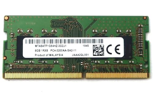 Micron MTA8ATF1G64HZ-3G2J1 – 8GB DDR4 3200MHz SO-DIMM Laptop Geheugen – Snel & Betrouwbaar 