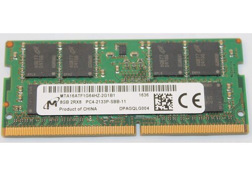 Micron MTA16ATF1G64HZ-2G1B1 – 8GB DDR4 2133MHz SO-DIMM Laptop Geheugen – Betrouwbaar & Stabiel 
