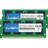 Tecmiyo 8GB DDR3 1600MHz SO-DIMM Laptop Geheugen – PC3-12800S CL11 1.5V (2stuks0
