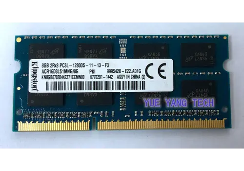 Kingston ACR16D3LS1MNG/8G – 8GB DDR3L 1600MHz SO-DIMM Laptop Geheugen – Energiezuinig & Betrouwbaar 