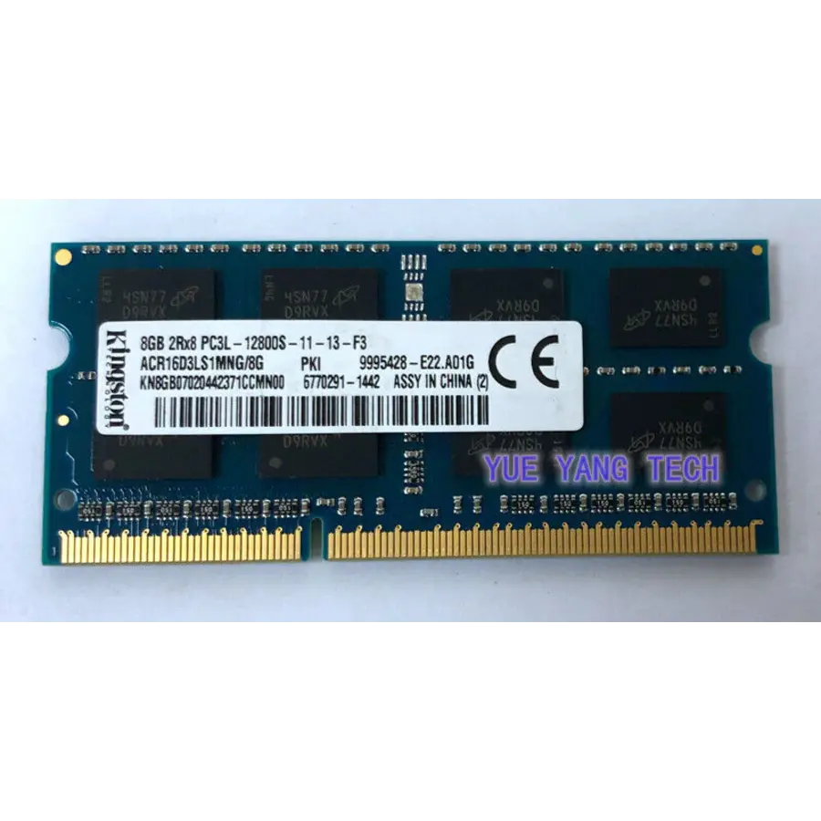 Kingston ACR16D3LS1MNG/8G – 8GB DDR3L 1600MHz SO-DIMM Laptop Geheugen – Energiezuinig & Betrouwbaar-1