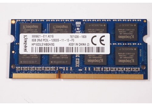 Kingston HP16D3LS1KBGH/8G – 8GB DDR3L 1600MHz SO-DIMM Laptop Geheugen – OEM HP & Energiezuinig 