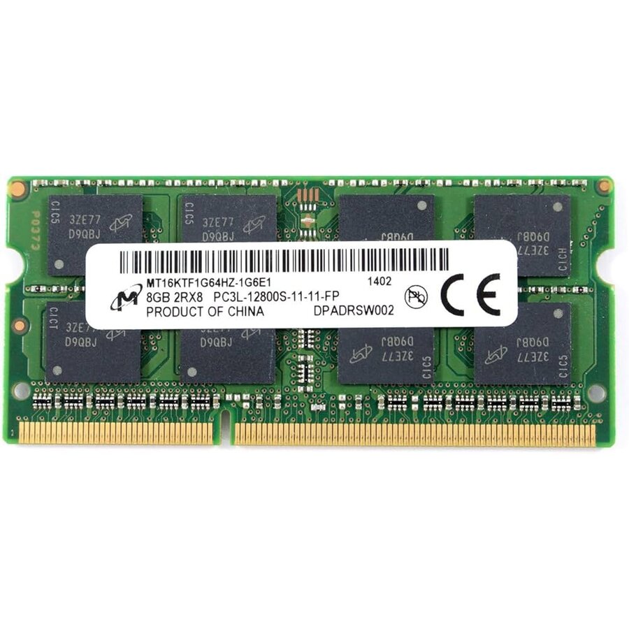 Micron MT16KTF1G64HZ-1G6E1 – 8GB DDR3L 1600MHz SO-DIMM Laptop Geheugen – OEM & Energiezuinig-1