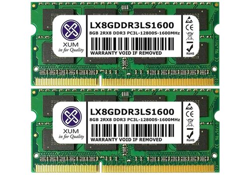 XUM LX8GDDR3LS1600 – 8GB DDR3L 1600MHz SO-DIMM Laptop Geheugen – Energiezuinig & Betrouwbaar 