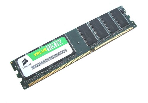 Corsair VS1GB400C3 – 1GB DDR 400MHz DIMM Desktop Geheugen – Betrouwbaar & Stabiel 