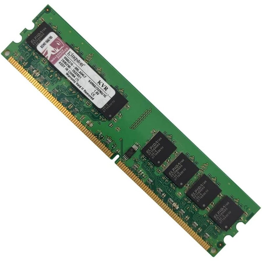 Kingston KVR667D2N5/1G – 1GB DDR2 667MHz DIMM Desktop Geheugen – Betrouwbaar & Compatibel-1