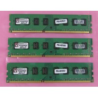 Kingston KVR1333D3N9K3/6G – 6GB (3×2GB) DDR3 1333MHz DIMM Desktop Geheugen-Kit – Betrouwbaar & Triple-Channel-Ready