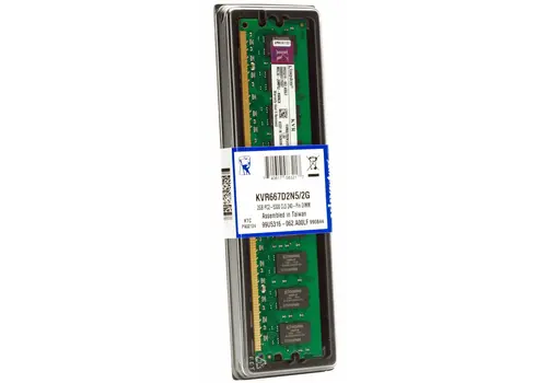 Kingston KVR667D2N5/2G – 2GB DDR2 667MHz DIMM Desktop Geheugen – Betrouwbaar & Compatibel 