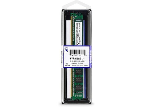 Kingston KVR16N11S8/4 – 4GB DDR3 1600MHz DIMM Desktop Geheugen – Betrouwbaar & Compatibel 