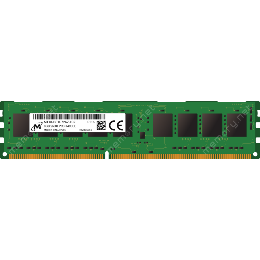 Micron MTA18JSF1G72AZ-1G9P1ZF – 8GB DDR3 DIMM Desktop Geheugen – Betrouwbaar & Compatibel-1