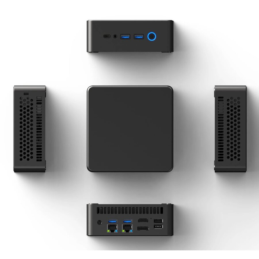 MLLSE K2 Mini PC | AMD Ryzen™ 7 7735HS | 16GB DDR5 | 1TB SSD | Windows 11 Pro | Zwart-2