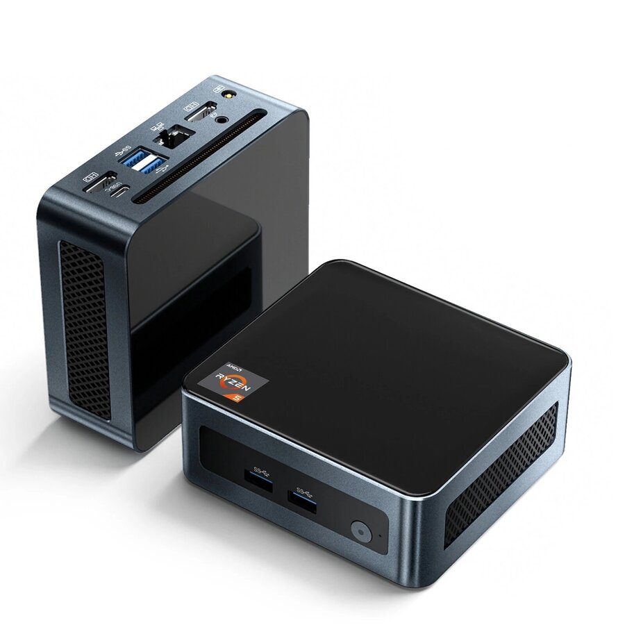 Zazitec ZT-R57 Mini PC | AMD Ryzen™ 7 5700U | 16GB DDR4 | 512GB SSD | Windows 11 Pro | Zwart-1