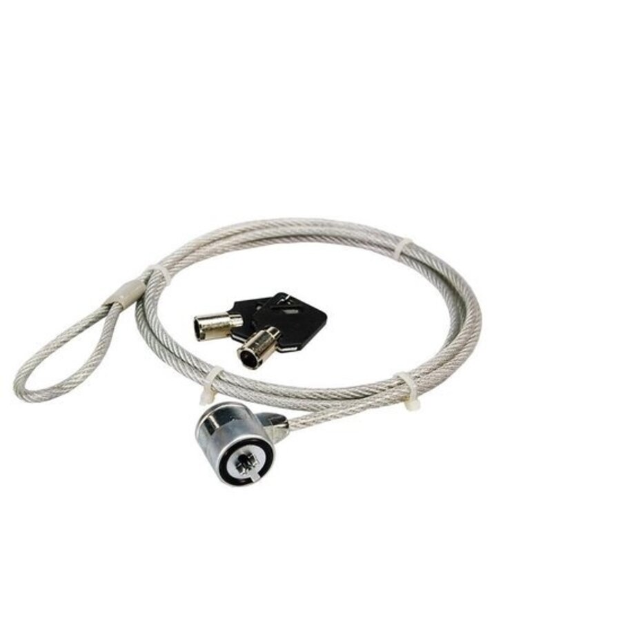 LogiLink NBS003 Notebook Security Lock – Kabelslot met Sleutel voor Laptop en PC-1