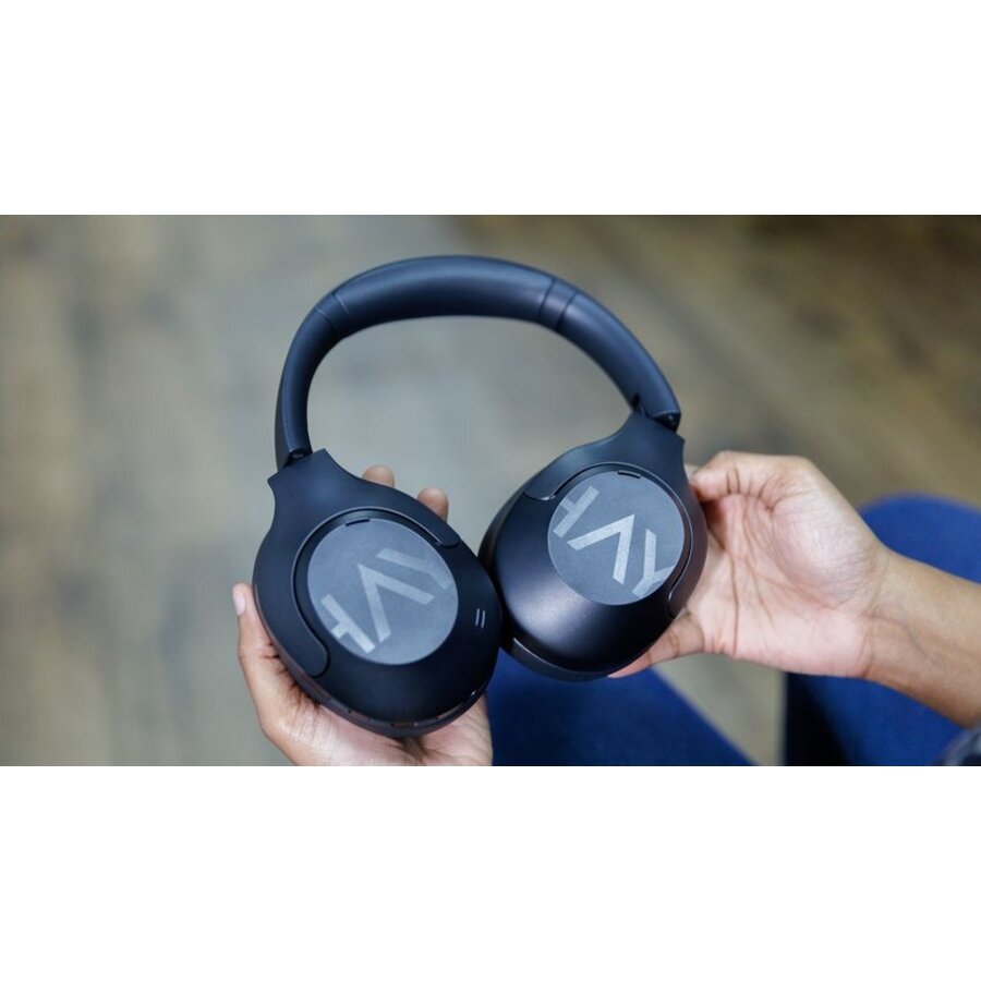 Haylou S30 over-ear draadloze Bluetooth koptelefoon met actieve noise cancelling (ANC tot -43dB), 40mm drivers, Hi-Res audio, Bluetooth 5.4 en 80 uur batterijduur in blauwe uitvoering-1