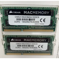 Corsair CMSA16GX3M2A1333C9 – 16GB DDR3-1333 Laptopgeheugen Kit (2×8GB) SO-DIMM